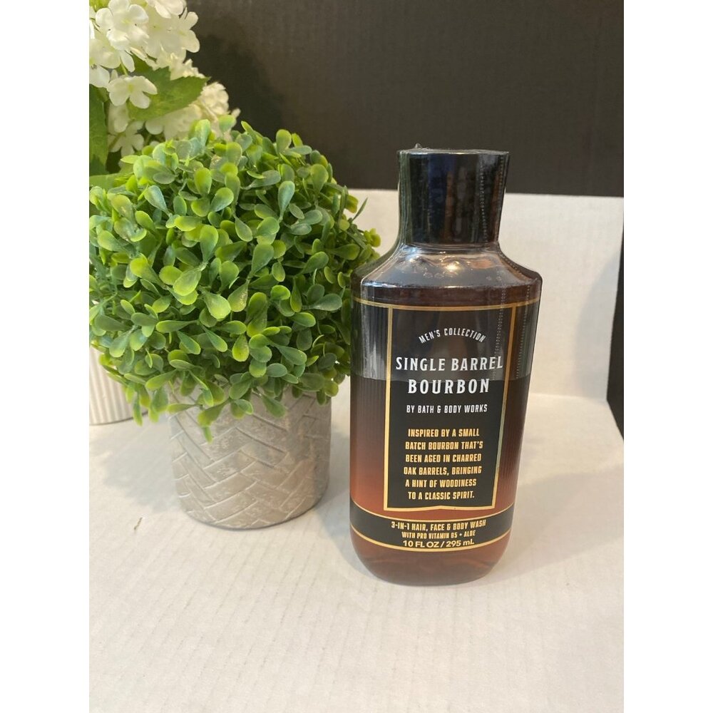 Bath & Body Works Mens “Single Barrel Bourbon” Full Size Body Wash